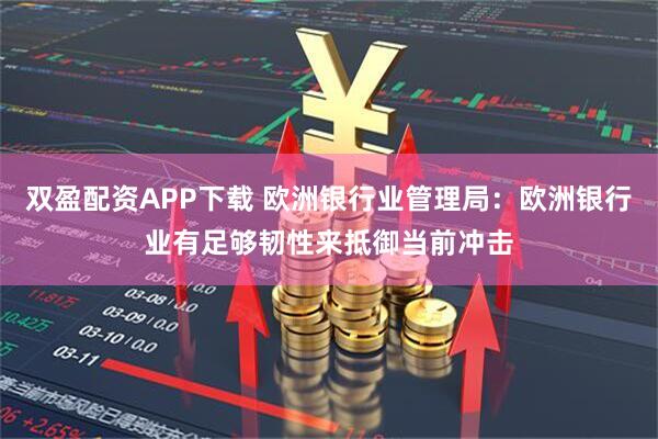 双盈配资APP下载 欧洲银行业管理局:欧洲银行业有足够韧性来抵御当前冲击
